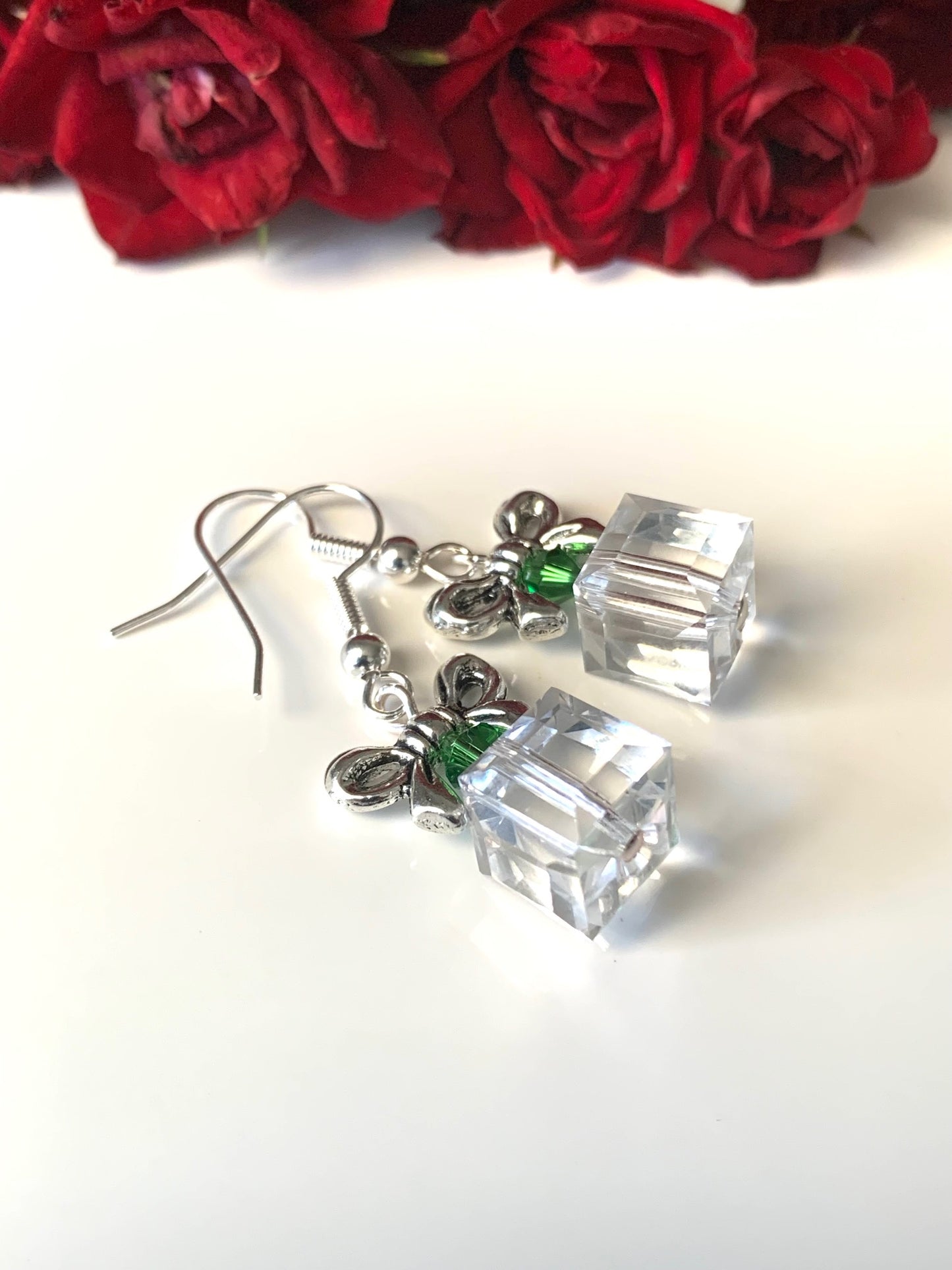 Vintage Swarovski® Christmas Present Earrings